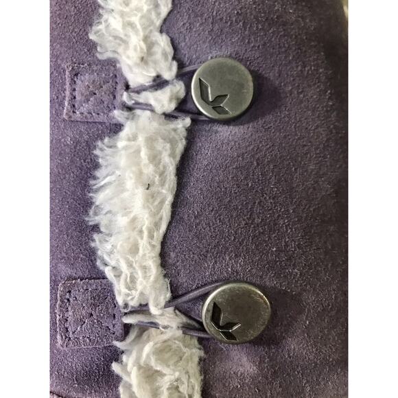 Koolaburra by UGG Boots Purple Violet Lavender Big Kid Size 4 Girls Winter Boots - Picture 9 of 12
